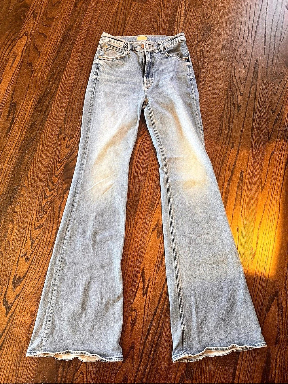 Mother The Runaway High Waist Flare Jeans Blue Waist 27
